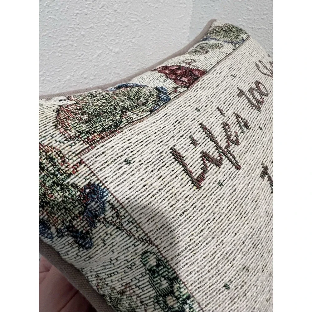 Decorative Throw Pillow Life's too short to Drink Bad Wine Tapestry Design